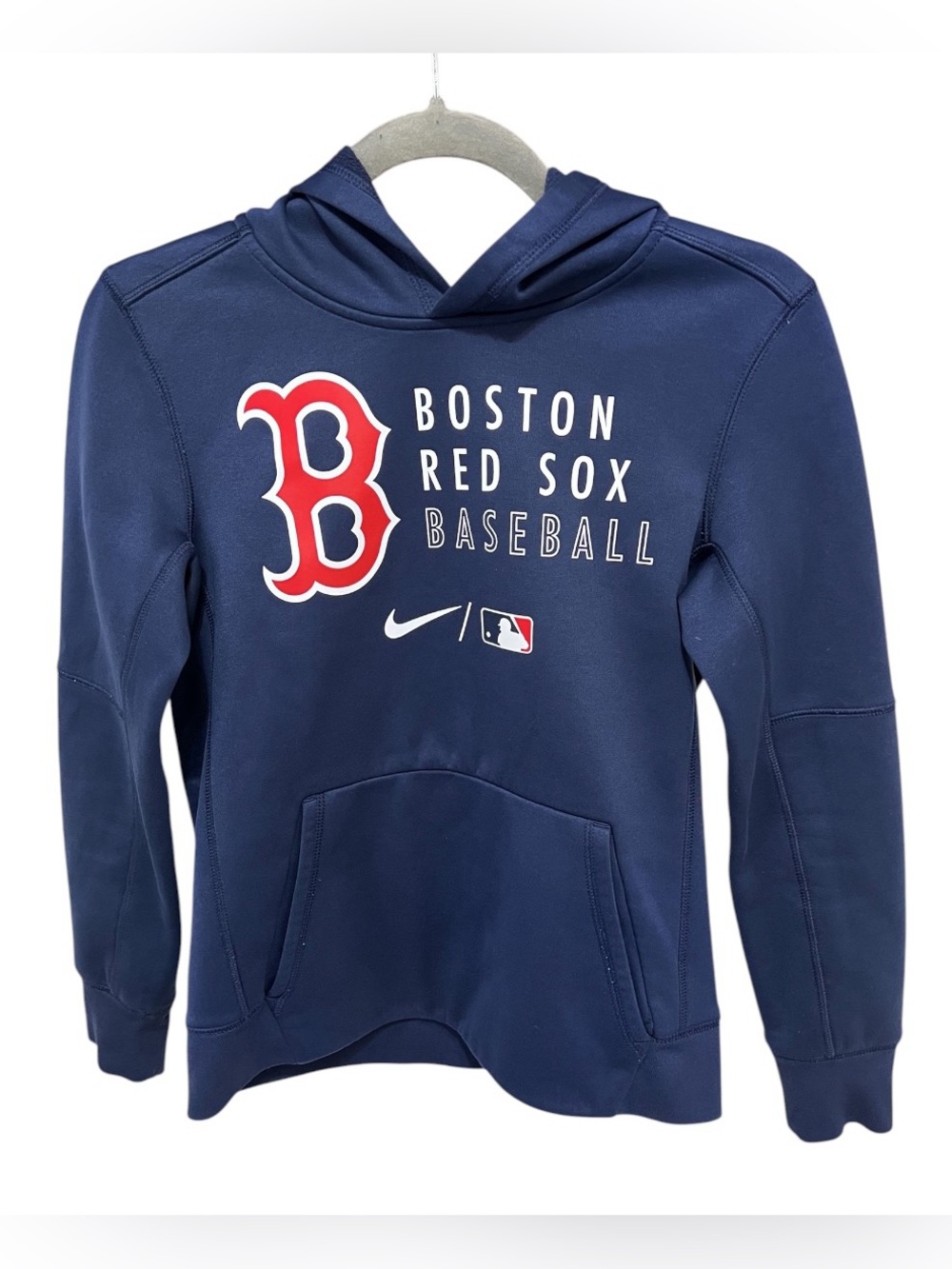 Nike Boston Red Sox MLB Dri-FIT Hoodie Youth M (10/12) Navy